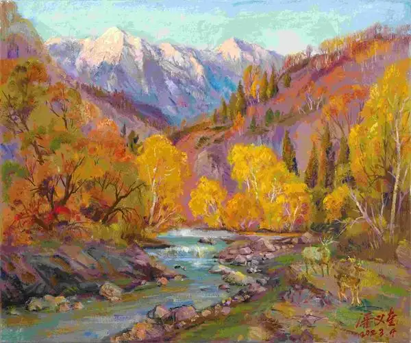 彩色的诗 | 潘义奎风景油画的再现表现性