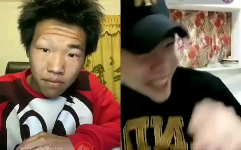 快手农村国宝pk,输了就要刮眉毛!(承包我一年笑点)