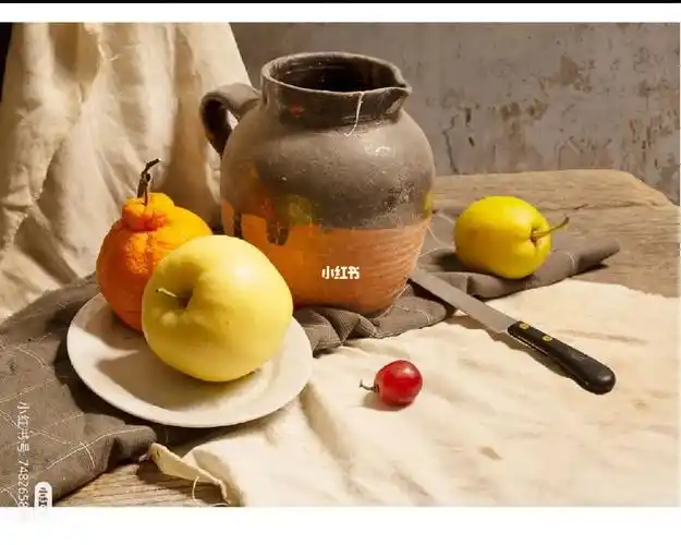 马克笔静物组合照片写生