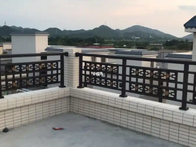 自建房别墅阳台铝合金护栏露台铝艺栏杆