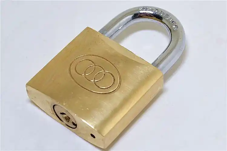 三环挂锁三环锁纯铜挂锁通开互开同心锁仓库大门防盗宿舍柜门264铜锁