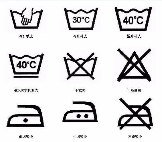 这上面的标示能放进洗衣机里洗吗