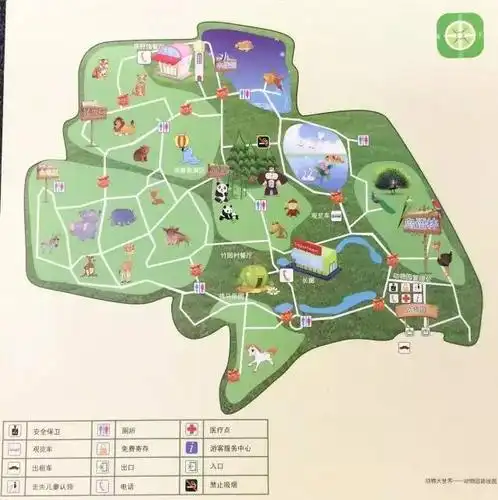 大班个别化学习活动动物园路线图