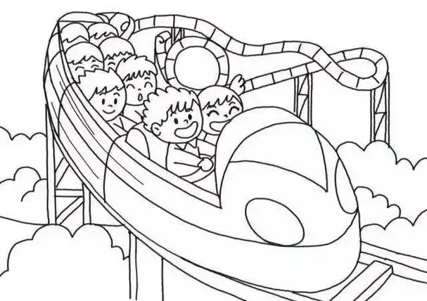游乐场简笔画图片(第1页)简笔画游乐场的另一种画法千变万化的玩法