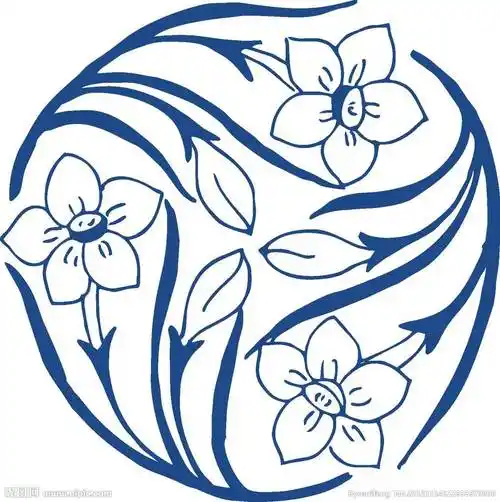 青花瓷简笔画 青花瓷简笔画儿童画