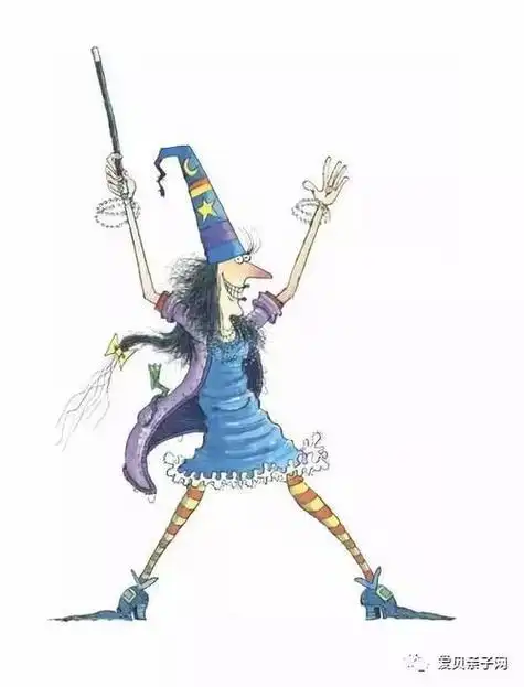 女巫温妮的简笔画