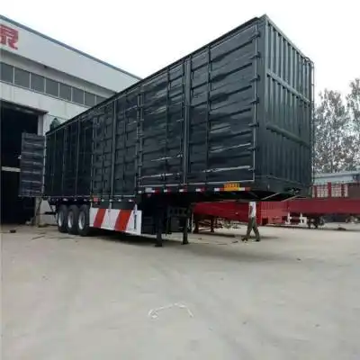 1375米集装箱半挂轻量化半挂车厢