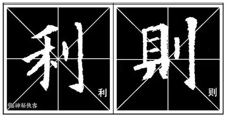 欧阳询欧楷欧体偏旁部首技法大全(动态图)