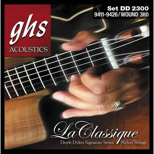 ghs la classique 经典尼龙弦系列 dd2300 古典吉他琴弦 doyle dykes
