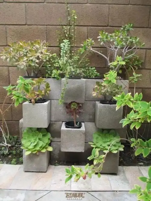 空心砖在庭院中的应用