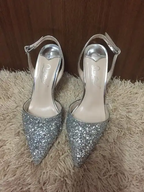 【水钻高跟鞋凉鞋】_二手_转让_回收 – 闲鱼