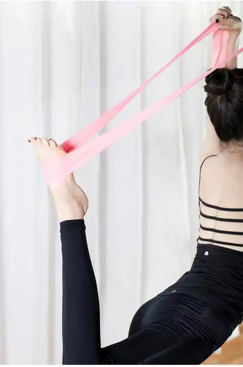 环保tpe 瑜伽拉力带 伸展带 弹力带 拉力绳健身阻力带