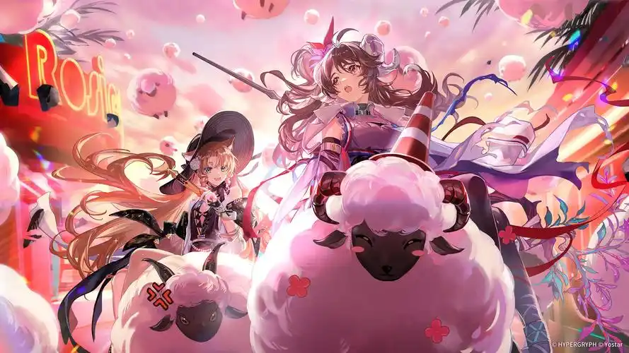 【画质提升】《明日方舟》日服「火山旅梦」宣传贺图画质提升