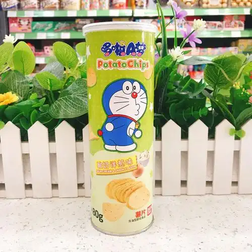 哆啦a梦筒装薯片(酸奶洋葱味)80g - 零食蜜语