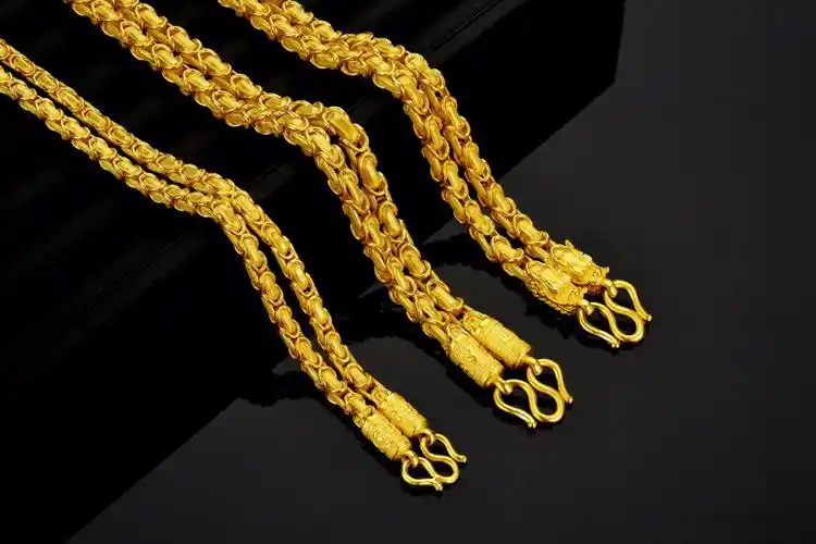 足金男士项链飒气十足61演绎个性阳刚魅力