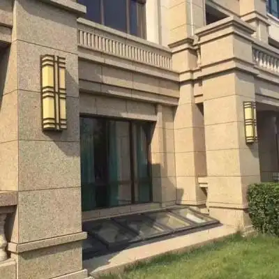 江西菊花黄(黄金麻)花岗岩外墙装饰案例_图片-139石材网