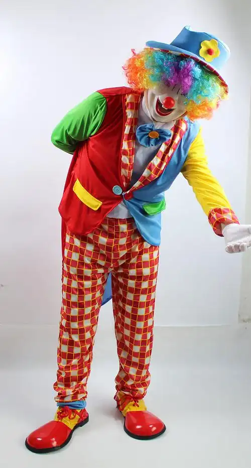 万圣节跨境燕尾小丑服舞台角色化妆舞会服装魔术师服