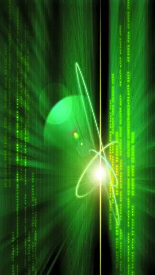 科技感绿色h5背景