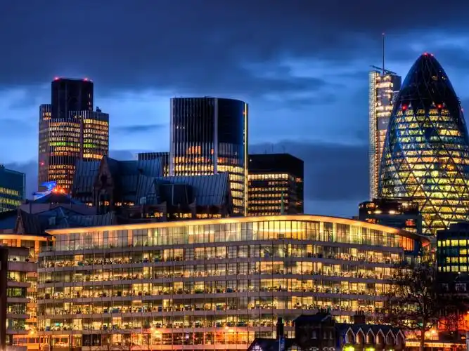 伦敦,英国,夜,城市,建筑物,灯 壁纸 - 1920x1440