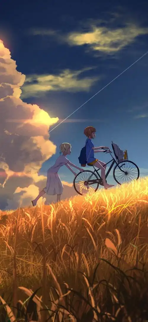 壁纸:超清动漫壁纸,没有比碧蓝的天空更治愈的了