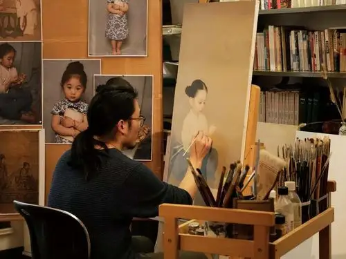 画家笔下的女儿:超可爱的中式小仙女!