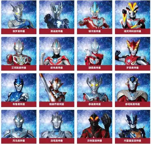 奥特曼官网公布52个奥特曼名单,你能背出来几个?