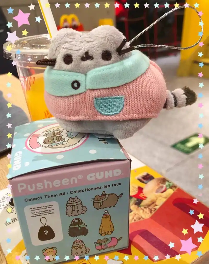 gund胖吉猫盲盒～猫咪毛绒玩偶