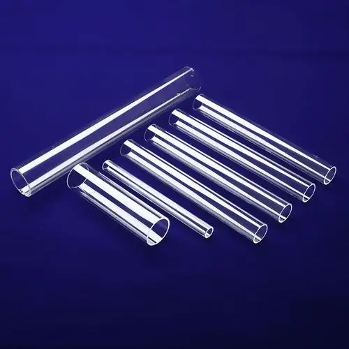 石英玻璃管耐高温厚壁石英加热管透明石英管高纯大口径石英