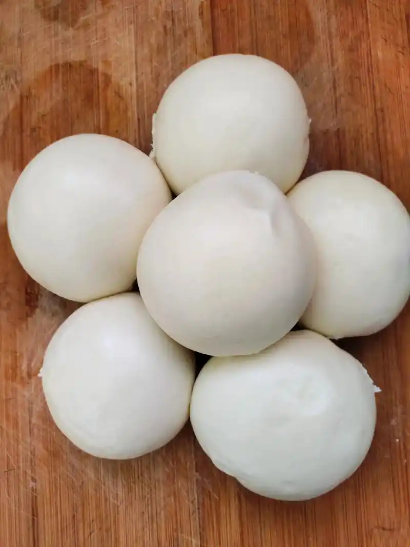 刚出炉的大白馍   #手工馒头 - 抖音