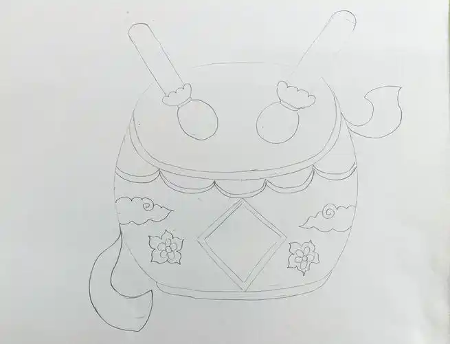 🎉儿童创意画《锣鼓喧天》🎉