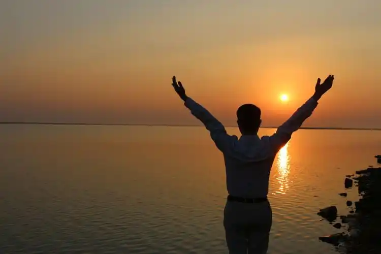 鄱阳湖的初阳,我来了