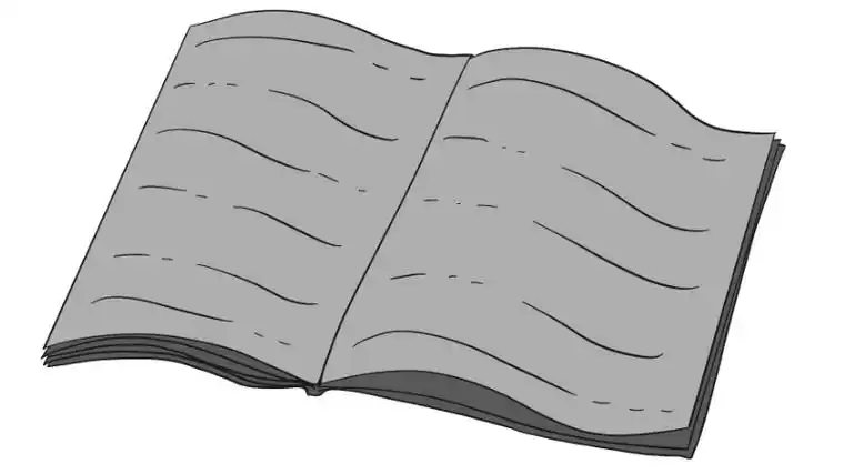 翻开的书本怎么画简笔画