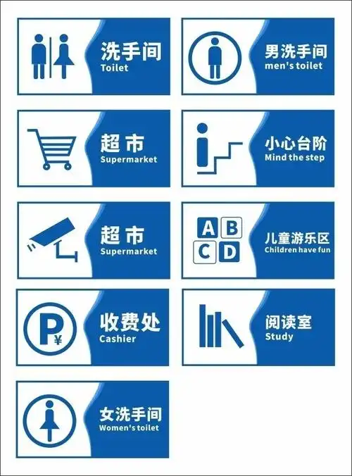 公共场所指示导视牌