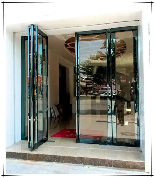 天河区不锈钢地弹簧门装饰不锈钢地弹簧门不锈钢伸拉门