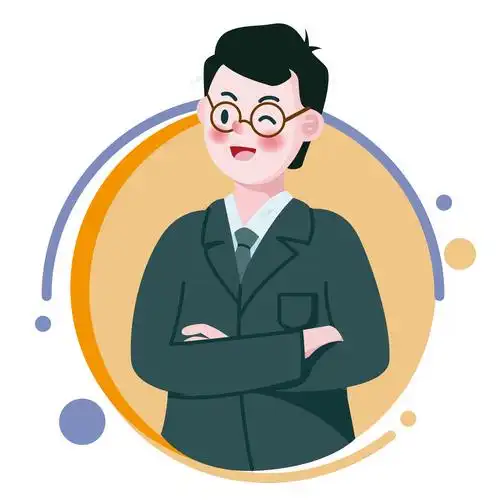 2000x2000px_小清新ppt元素原创职业装男职员