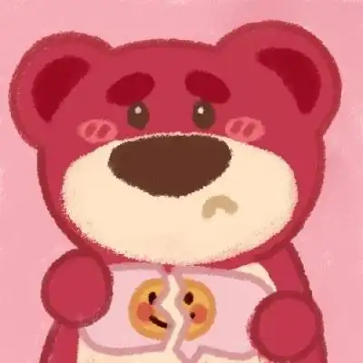 粉色小熊可爱头像