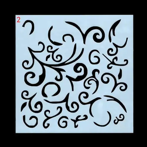 喷花花纹几何图案印花涂鸦绘画画板镂空模版各类尺