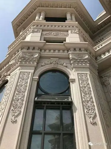 石材外墙 | 这样的独栋石材别墅才叫豪宅!