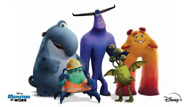 迪士尼 流媒体平台打造的《怪兽电力公司》衍生动画片#怪兽上班#首曝