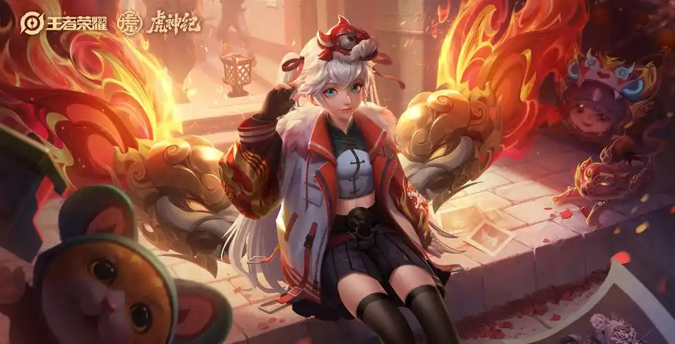 王者荣耀孙膑女装图 寅虎展翼p图