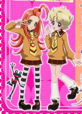 哪部动漫里有个喜欢打"v"型手势的女女?好像是哥特系的