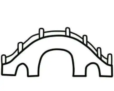 宝宝启蒙画怎么画桥的简笔画