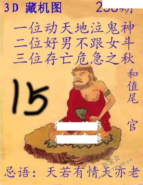 2023年3d258期正版藏机图新版藏机图