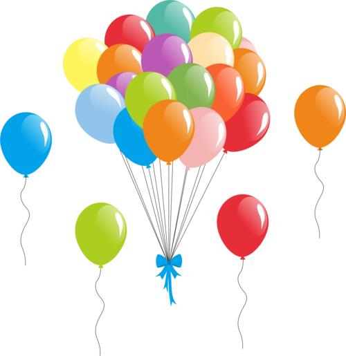 节日气球元素装饰免费下载