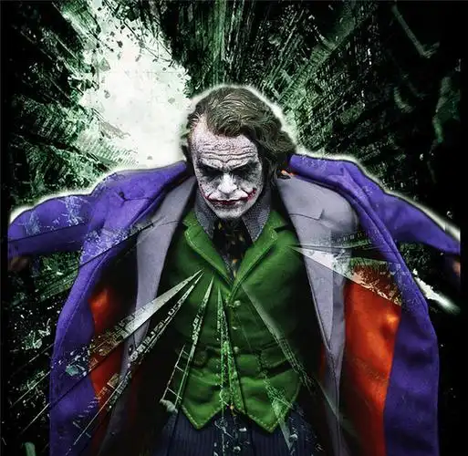 1/6 蝙蝠侠 joker 新版小丑大衣西服套装 送手套手金链可dx01dx11