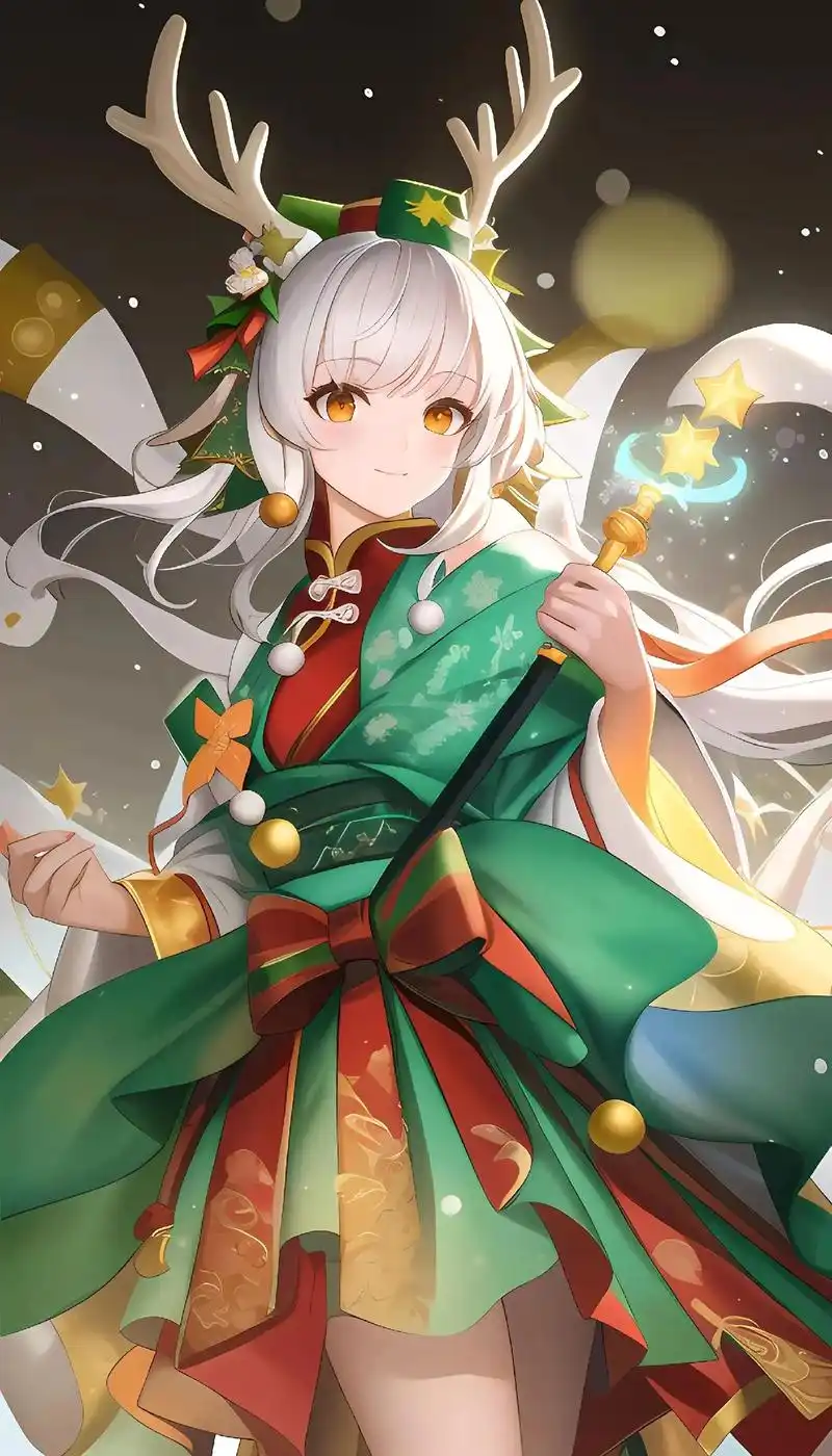瑶妹陪你过圣诞王者荣耀绝版壁纸