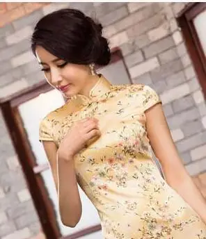 中式复古盘发发型图片 适合穿旗袍女生的盘发造型