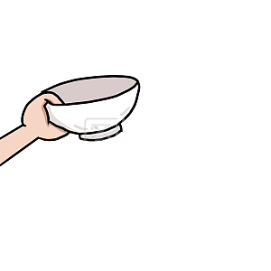 图怪兽原创元素手账插画元素表情包手碗