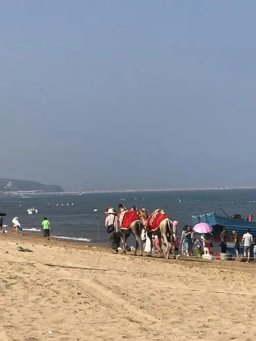 大连李官沙石浴场