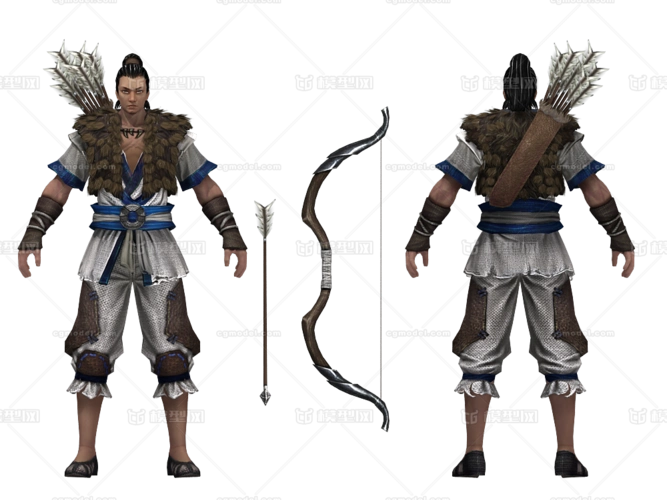 弓手,猎户,穷人,古代打猎,打猎人,补丁,猎人,猎手